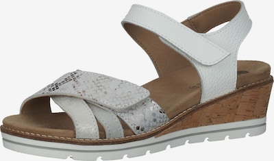 Bama Sandals in Silver / White, Item view