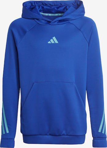 ADIDAS SPORTSWEAR Athletic Sweatshirt 'Train' in Blue: front