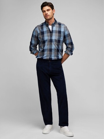 HECHTER PARIS Regular Fit Hemd in Blau