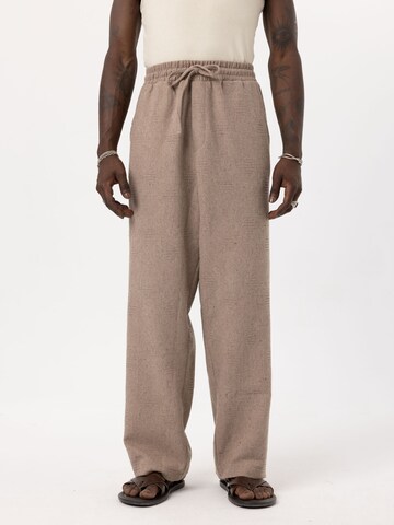 Loosefit Pantalon 'Leontopodium' VAMOS CLO en marron : devant