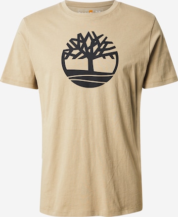 TIMBERLAND Shirt in Geel: voorkant