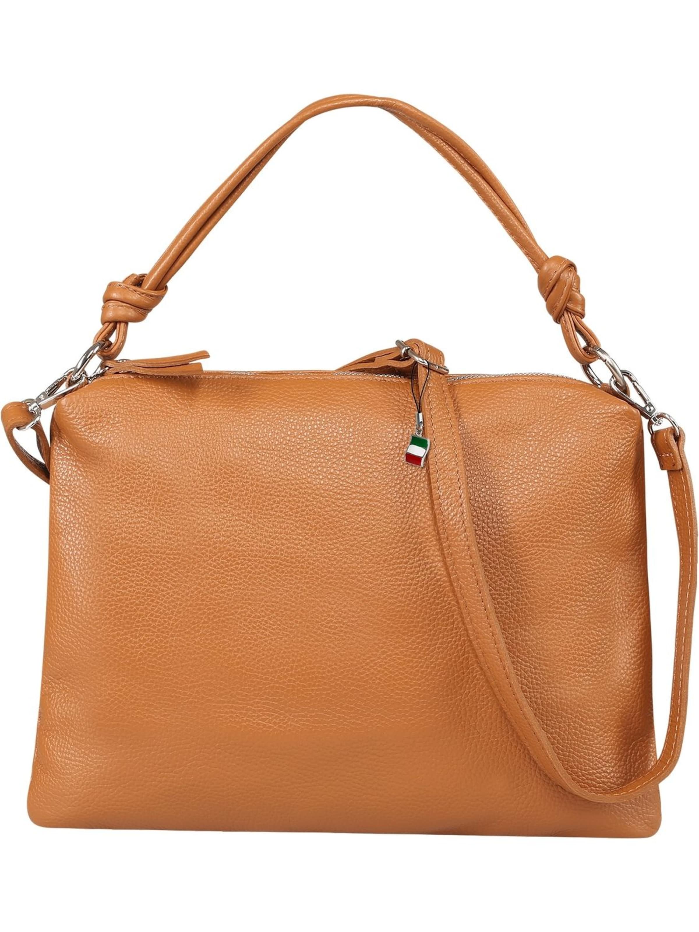 Sac bandoulière Florence en marron : devant