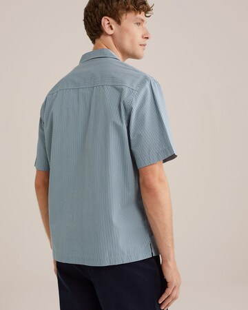 Coupe regular Chemise WE Fashion en bleu