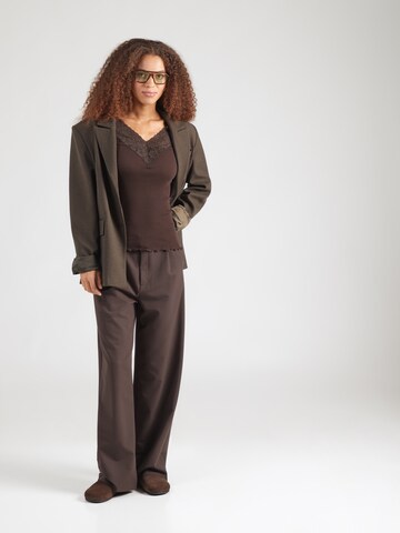 T-shirt rosemunde en marron