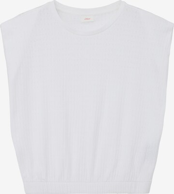 Pull-over s.Oliver en blanc : devant