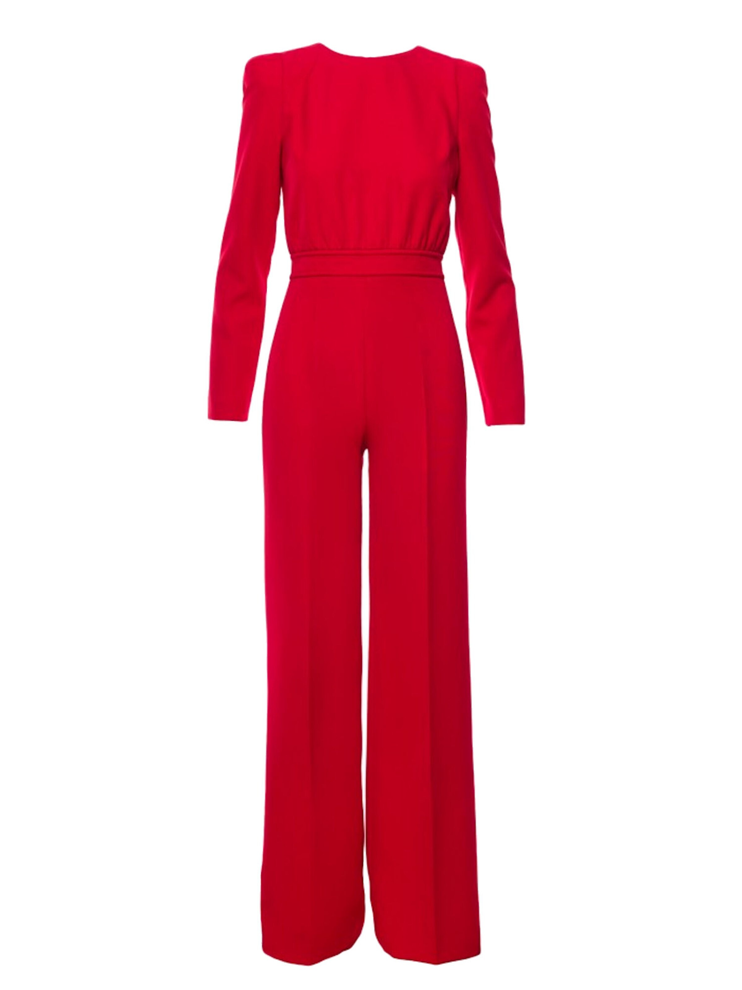 Numoco Jumpsuit 'Overall Adele'‌‌‌‌‌‌‌‌ in Rot: Vorderseite