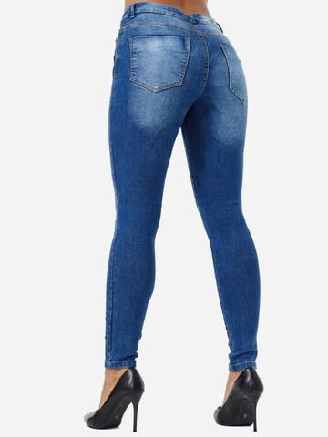 Tazzio Skinny Jeansy 'F108' w kolorze niebieski