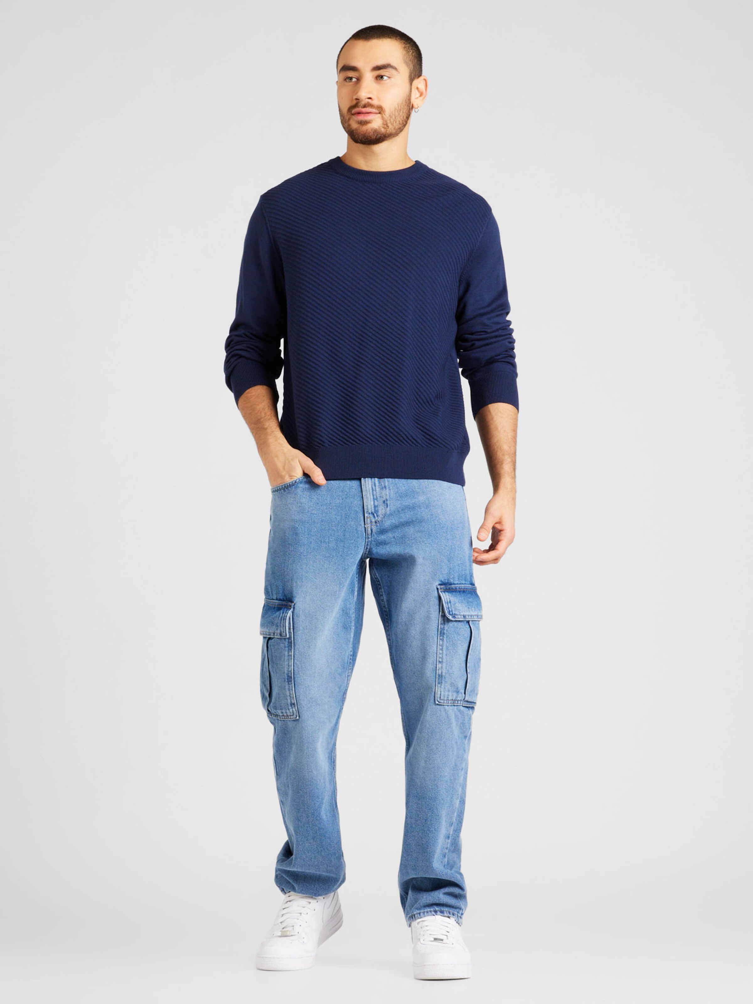 ABOUT YOU Trui Gino in Donkerblauw ABOUT YOU