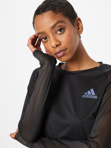 ADIDAS SPORTSWEAR Functioneel shirt 'Parley Adizero' in Zwart