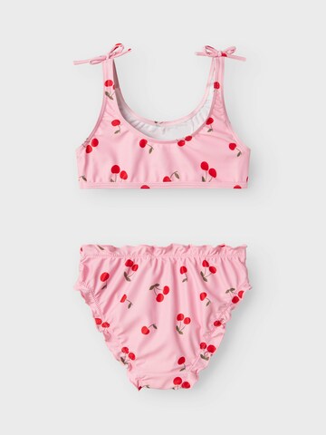 NAME IT Bralette Bikini 'NMFZanne' in Pink