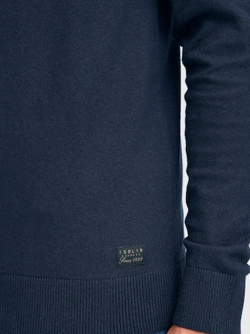 Vestes en maille ' SDAKALAS ' !Solid en bleu