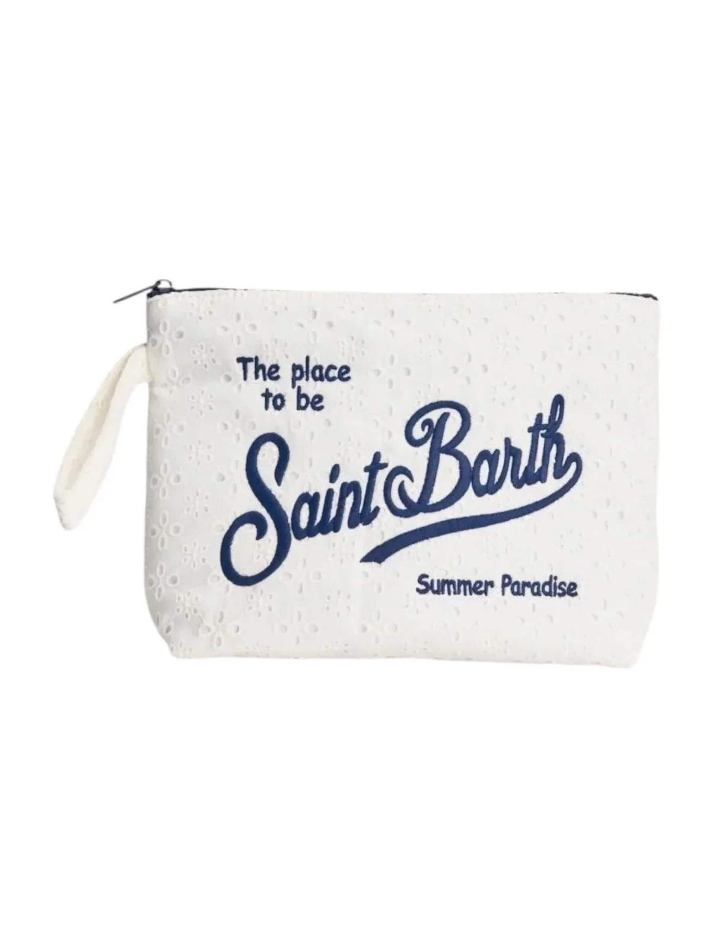 MC2 Saint Barth Cosmetic Bag in White: front