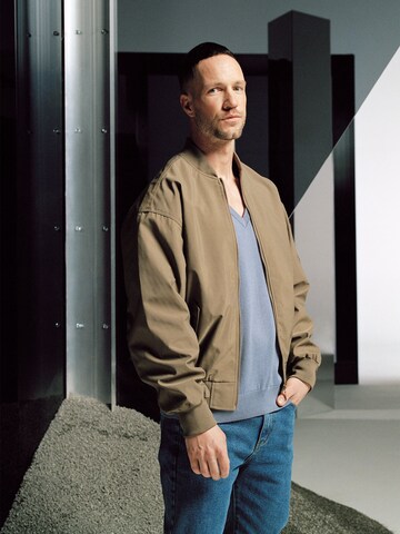 DAN FOX APPAREL Between-Season Jacket 'Kalle' in Brown