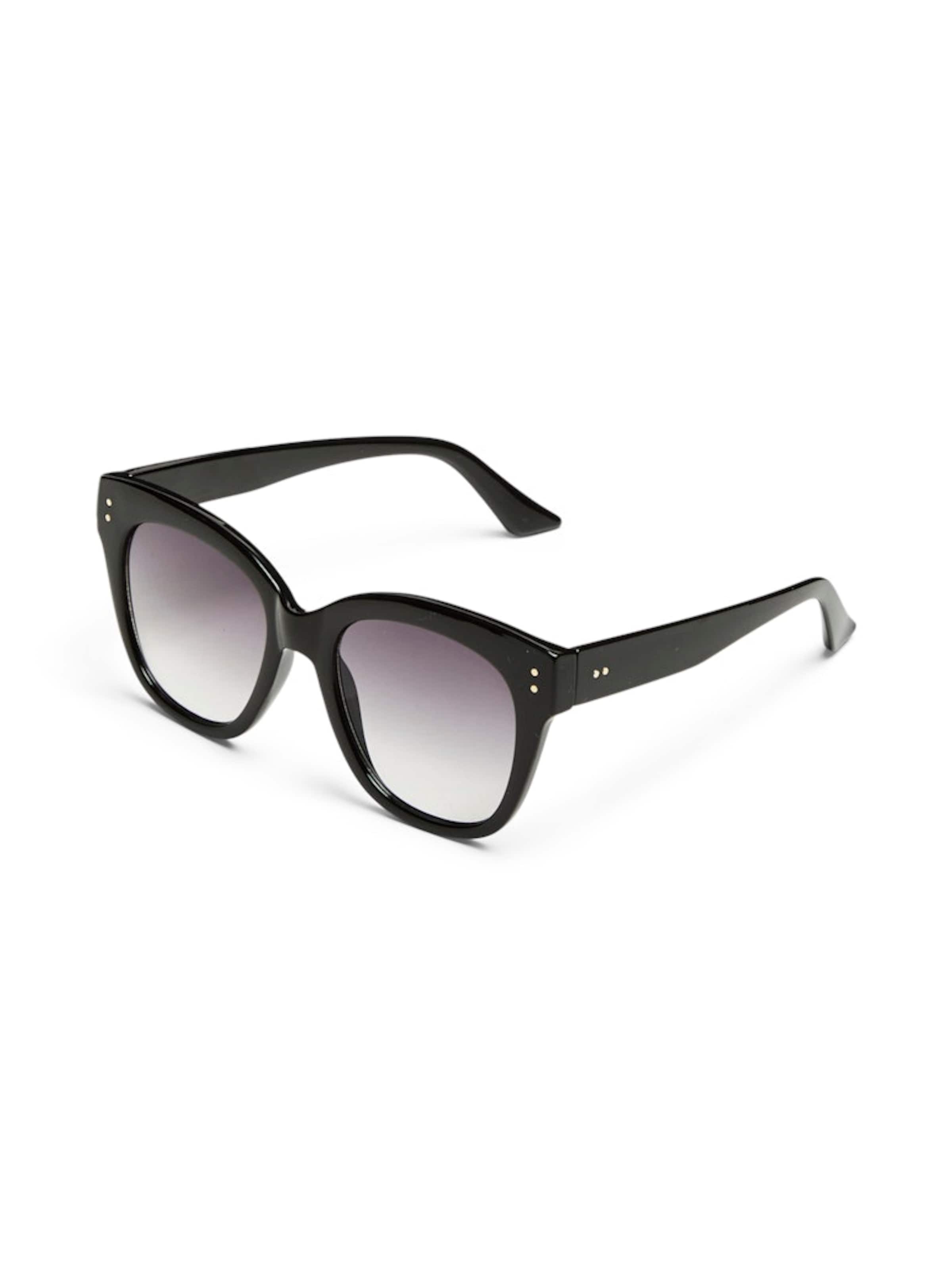PIECES Sonnenbrille in Schwarz: Vorderseite