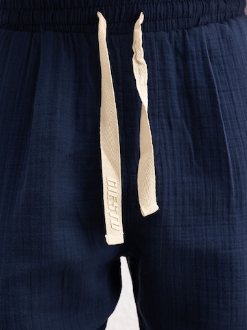 Regular Pantalon Giesto en bleu