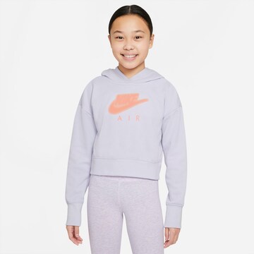 Nike Sportswear Sweatshirt i lila: framsida