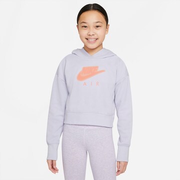 Nike Sportswear Sweatshirt in Lila: voorkant