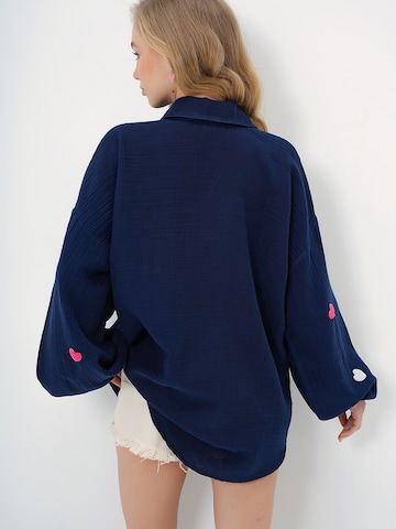 Trend Alaçatı Stili - Blusa em azul