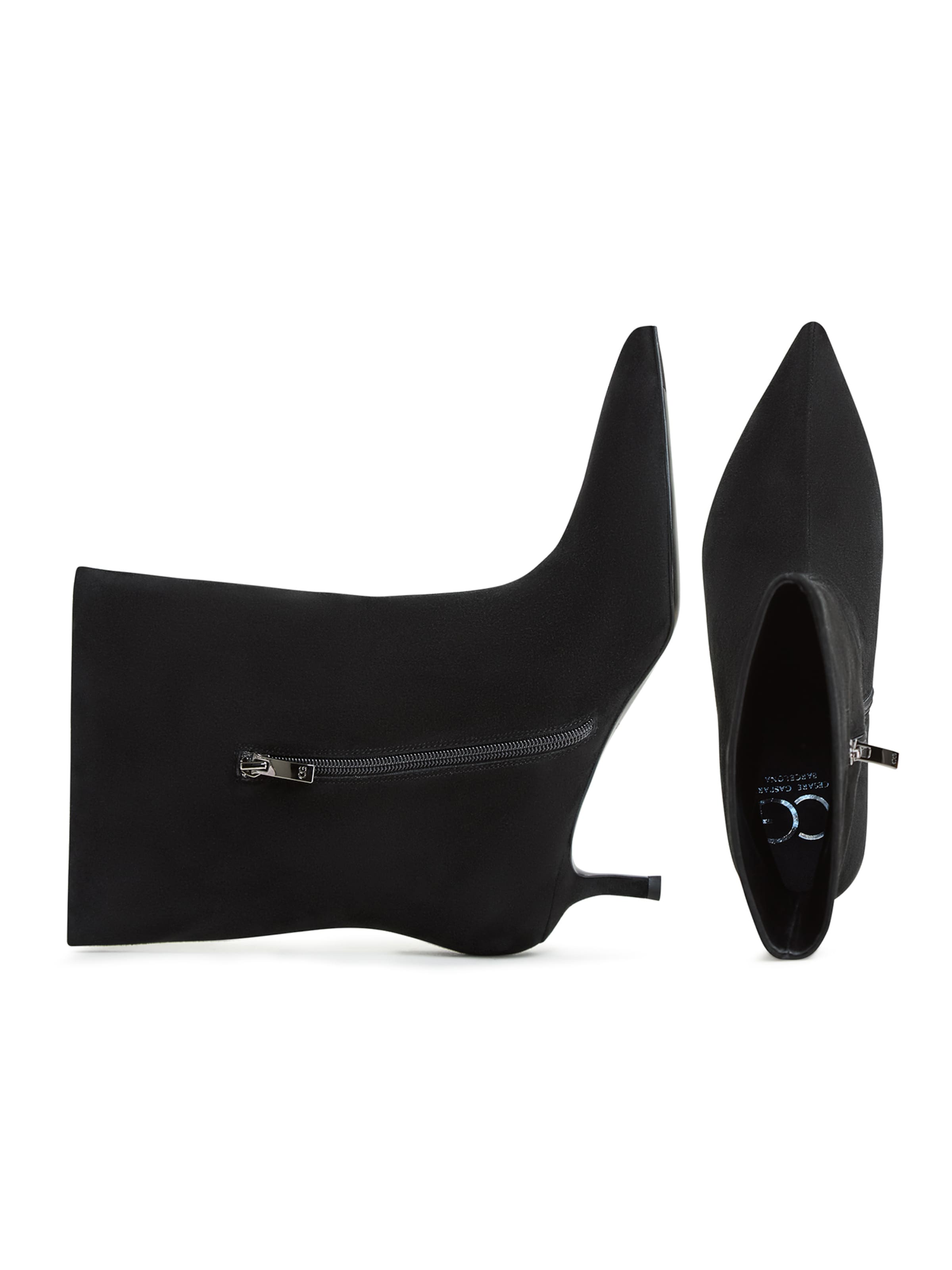 CESARE GASPARI Stiefelette in Schwarz
