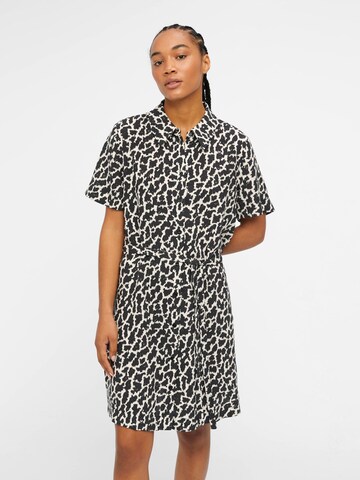 OBJECT Shirt Dress in Black: front