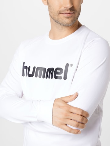 Hummel - Camiseta deportiva en blanco