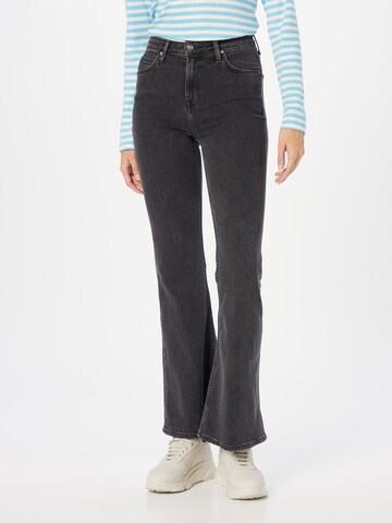 Lee Flared Jeans 'BREESE' i svart: framsida