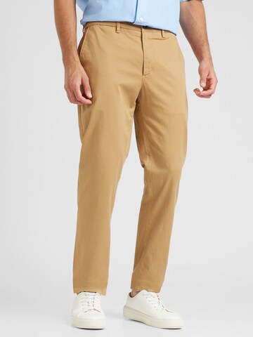 TOMMY HILFIGER Regular Chino trousers 'DENTON' in Brown: front