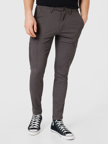 regular Pantaloni cargo di JACK & JONES in grigio: frontale