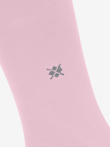 BURLINGTON Knee High Socks 'Dublin' in Pink: front