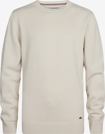 Petrol Industries Trui in Wit: voorkant