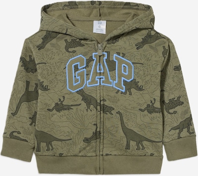 GAP Collegetakki 'NVLTY' koossa 68-80 värissä vaaleansininen / oliivi / tummanvihreä, Tuotenäkymä