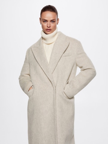 MANGO Between-Seasons Coat 'Ice' in Beige