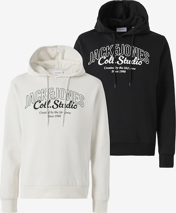 JACK & JONESPulover 'JJMAKOTO' - crna boja: prednji dio