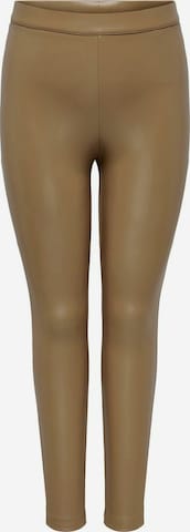 ONLY Carmakoma Leggings in Brown: front