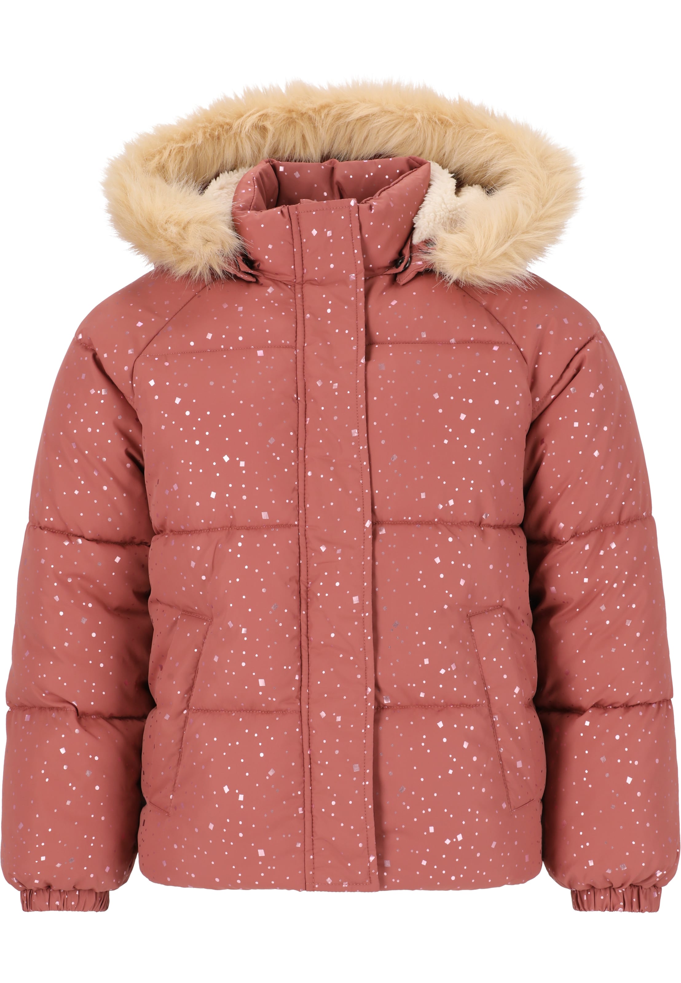 ZigZag Winterjacke ' Alya' in Rot: Vorderseite