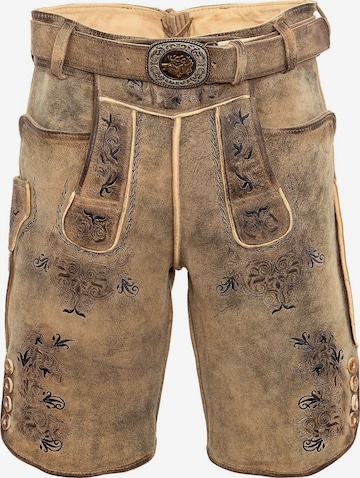 Schweigerts Traditional Pants 'BUCHNER' in Brown: front