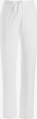 Hanro Loose fit Pants ' Cotton Deluxe ' in White: front