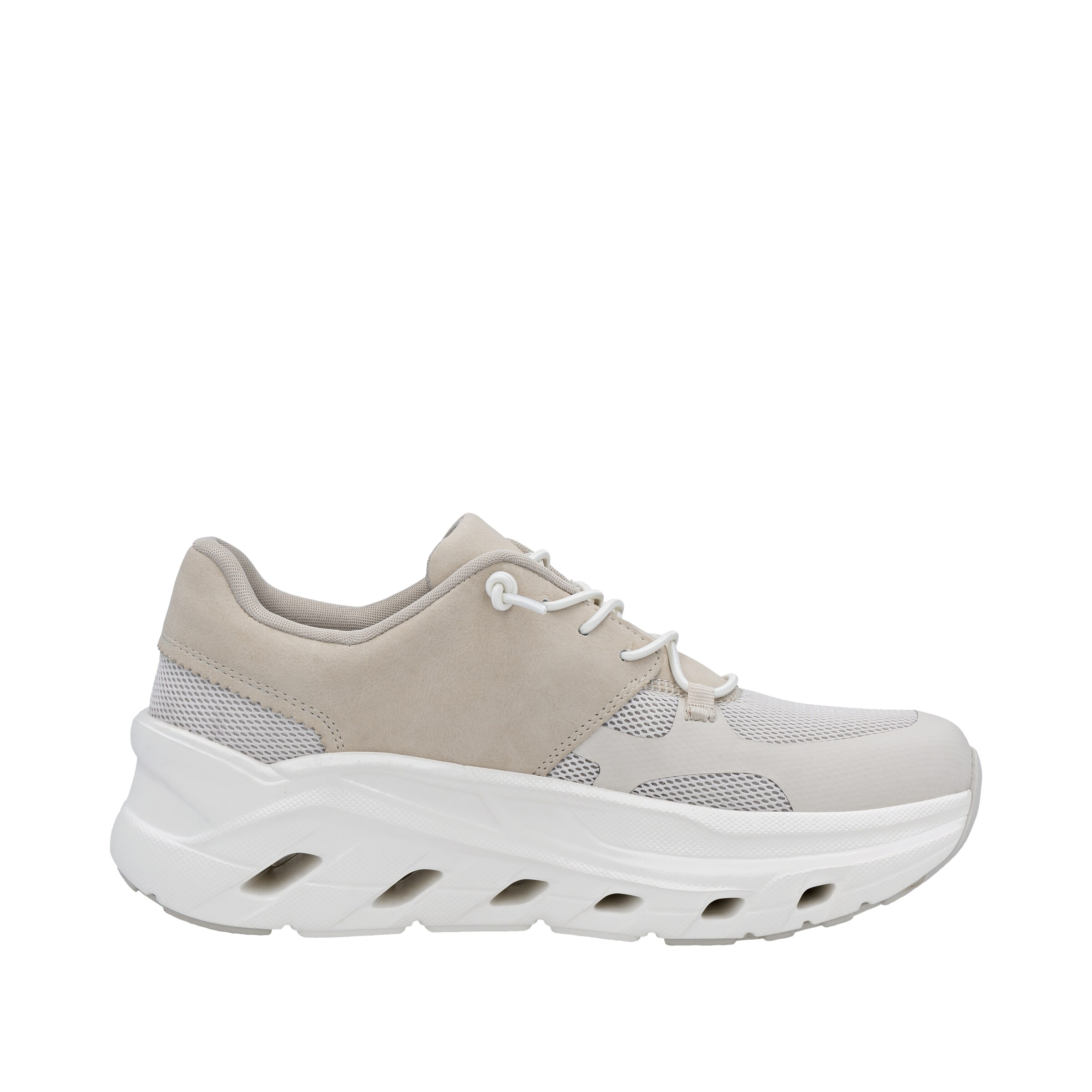 Baskets basses Rieker en beige