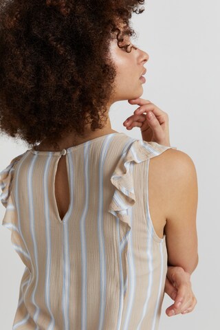 ICHI - Blusa 'MARRAKECH' en beige