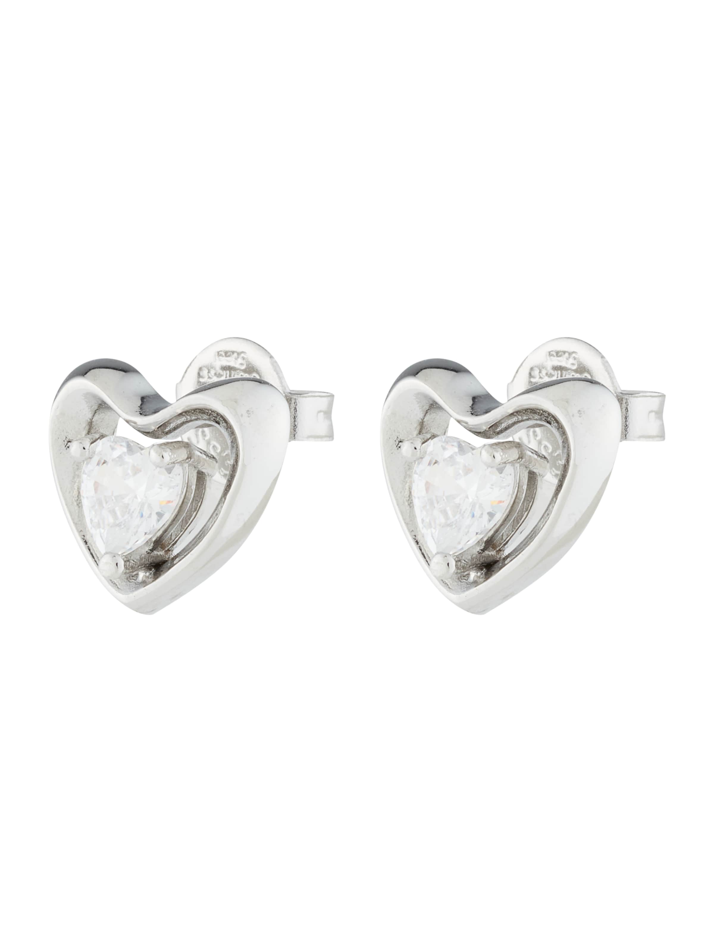 Cercei de la GUESS pe argintiu: față