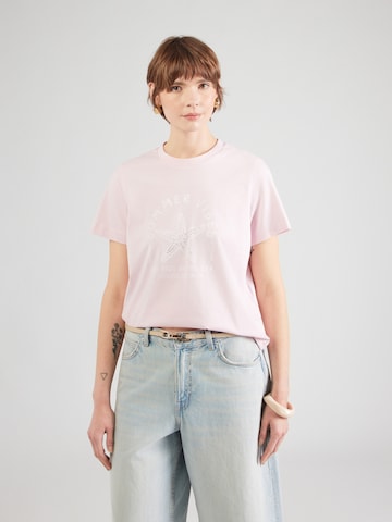 VERO MODA Μπλουζάκι 'VMPALMA METTE' σε ροζ: μπροστά