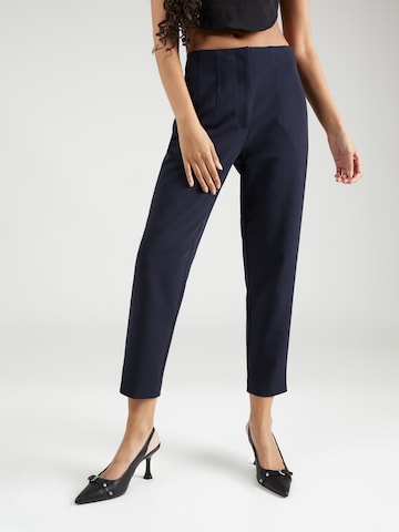 Effilé Pantalon à plis Marks & Spencer en bleu : devant