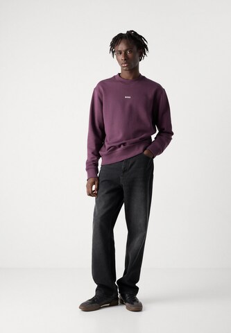 BOSS Sweatshirt in Lila