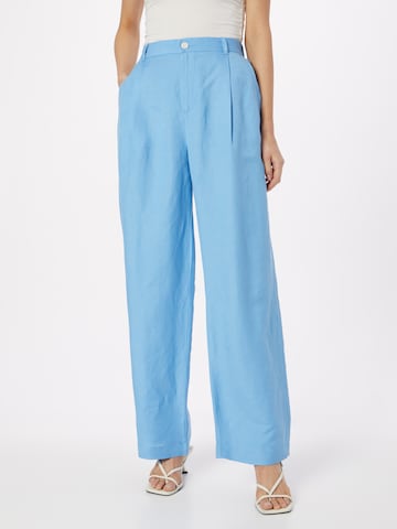 Loosefit Pantaloni con pieghe 'Ragna' di Lindex in blu: frontale