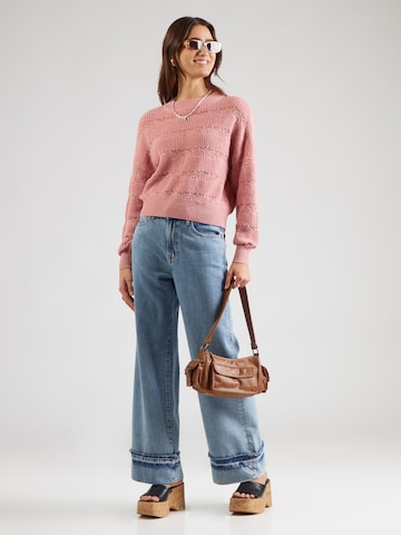 Pull-over 'VMLONA' VERO MODA en rose
