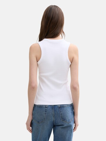 TOM TAILOR DENIM Top in White