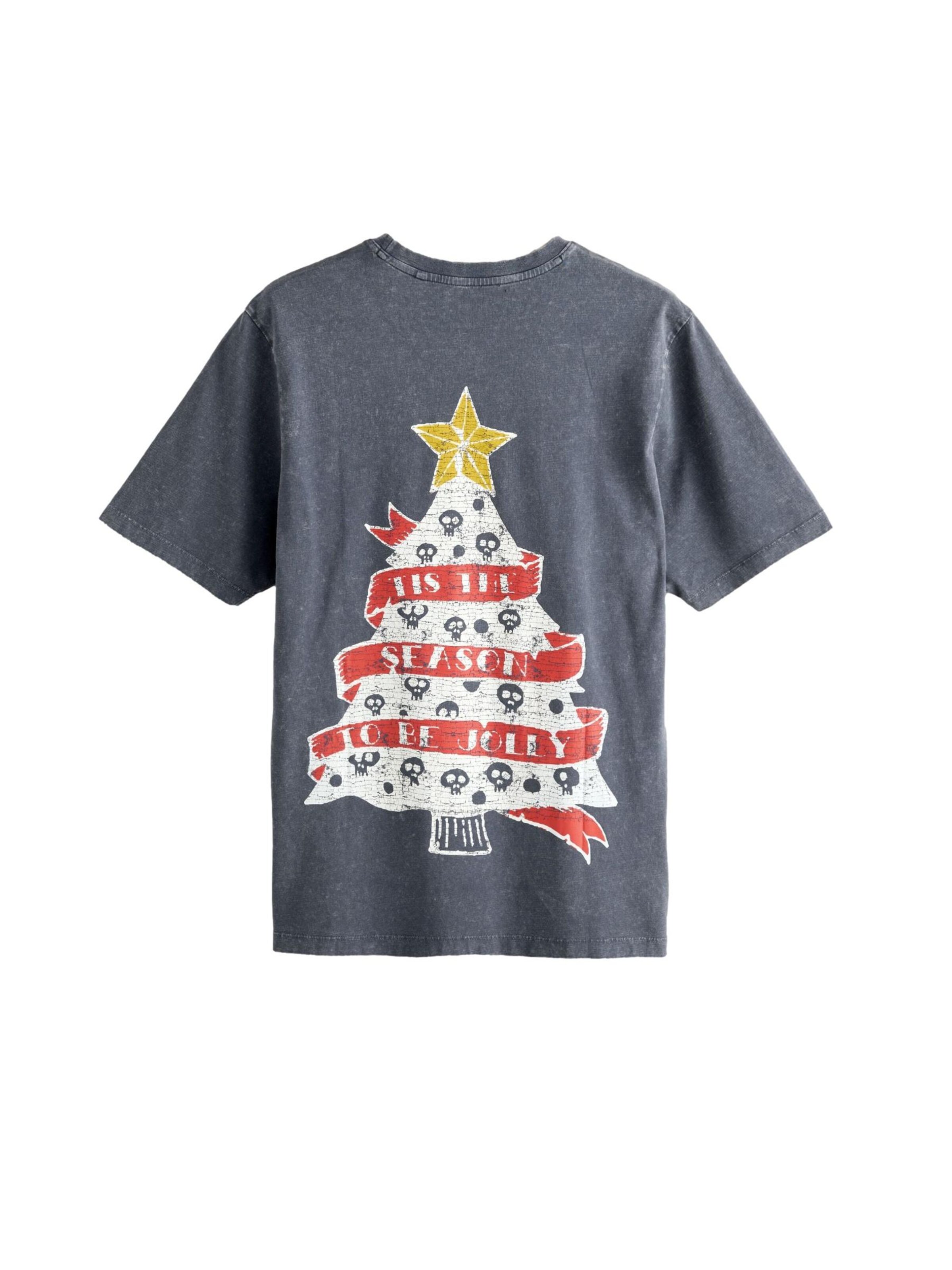 T-Shirt 'Weihnachten' Next en gris