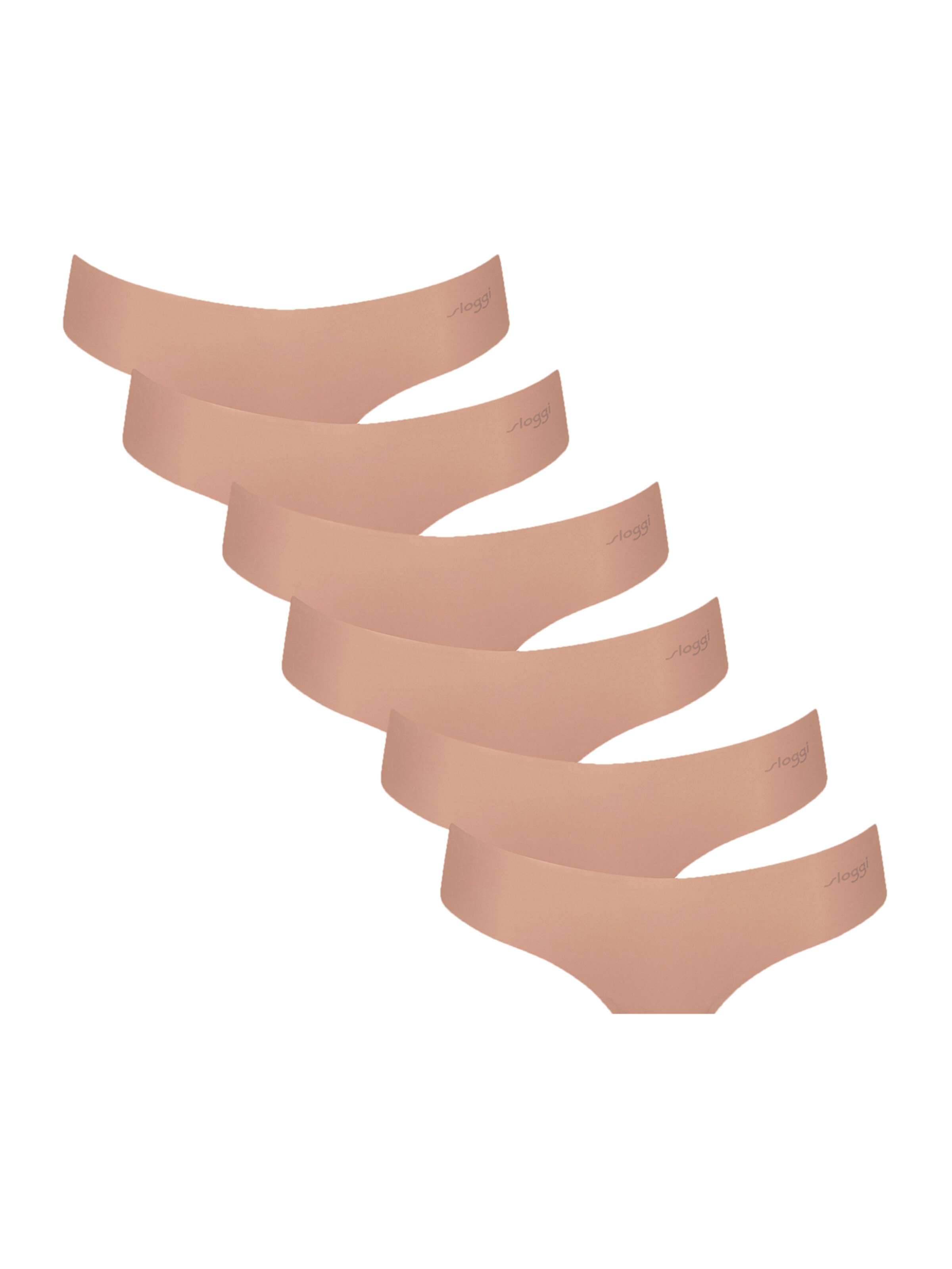 SLOGGI - Tanga ' ZERO Microfibre 2.0 Hipstring ' en beige: frente