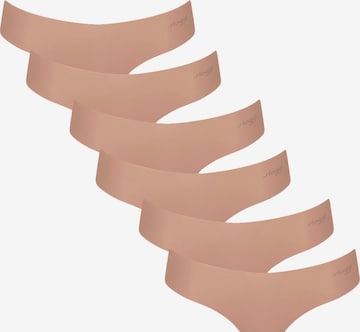 SLOGGI - Tanga ' ZERO Microfibre 2.0 Hipstring ' em bege: frente