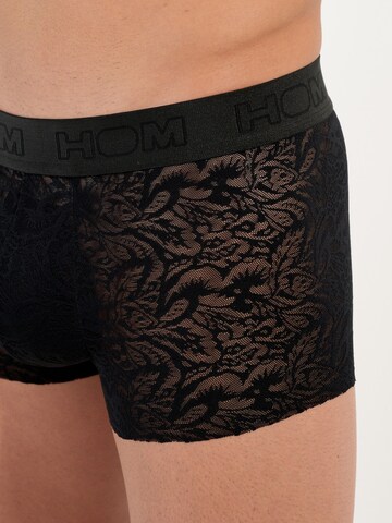 HOM Boxer shorts ' Free Cut Lace ' in Black